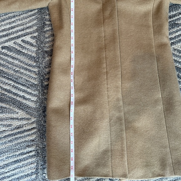 Banana Republic Wool Coat with Real Fur Collar XSP - Picture 10 of 16